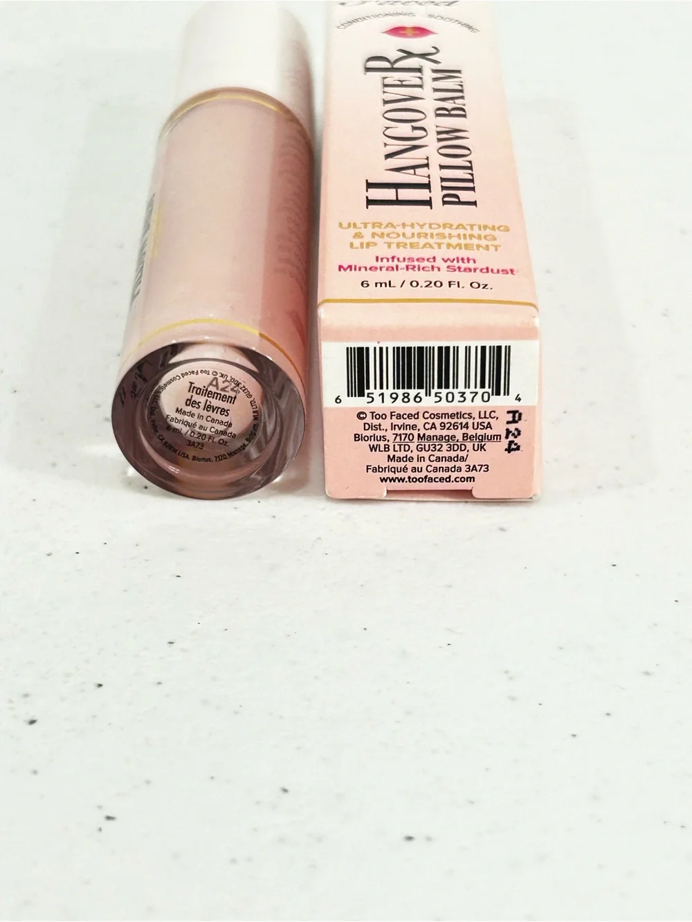 Too Faced | Hangover Rx Pillow Balm Hydrating Lip Treatment | 0.20 Fl. Oz. | NWT